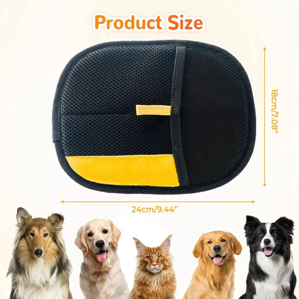 Ultimate Pet Hair Removal Gloves for Cats & Dogs - Eco-Friendly, Reusable, and Efficient Grooming Solution