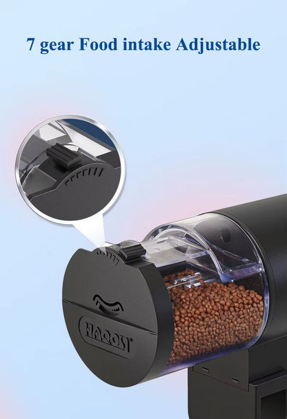 Intelligent Automatic Fish Tank Feeder with 100ml Capacity for Aquariums and Goldfish