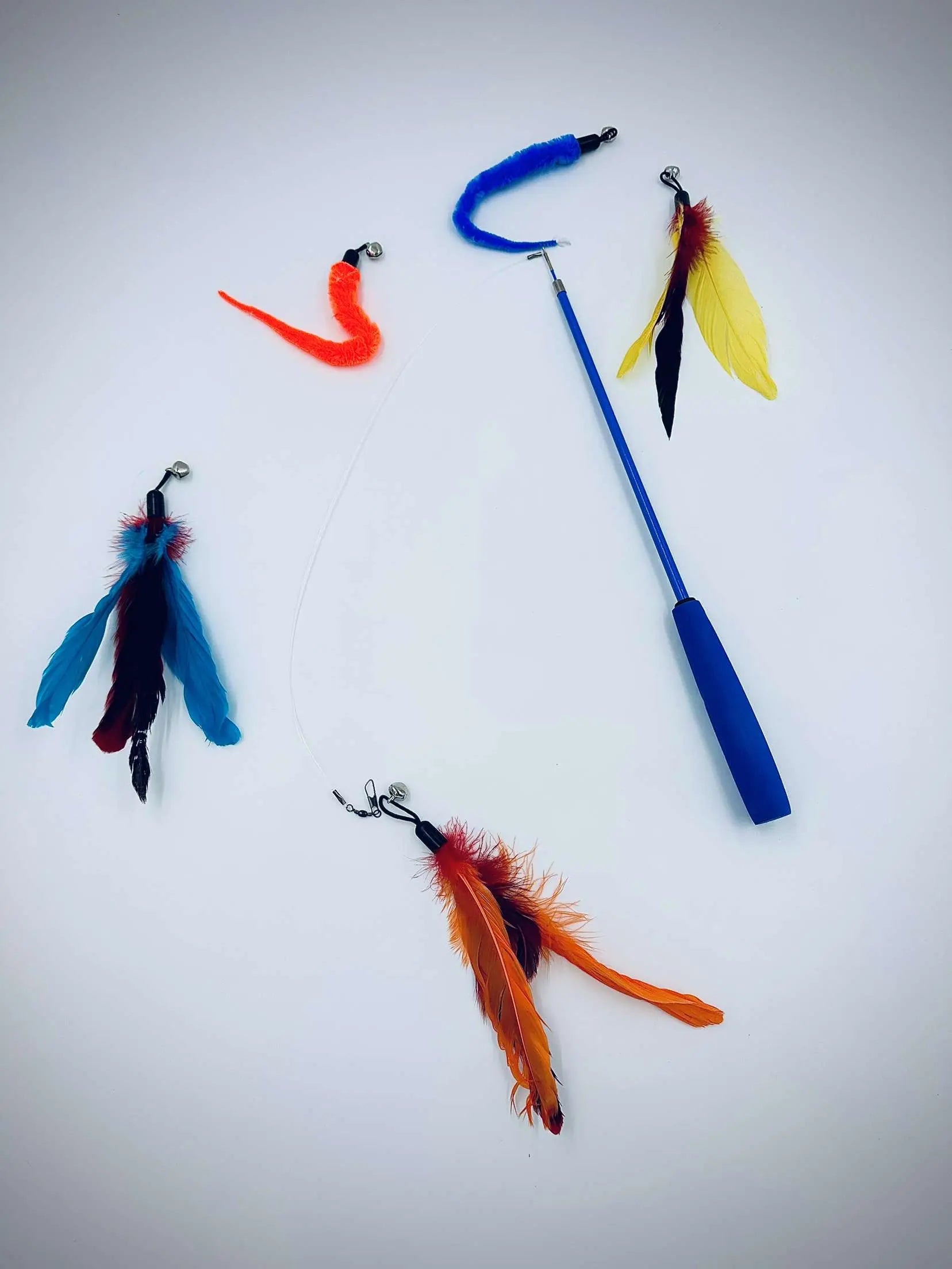 Fishing Feather Cat Toy