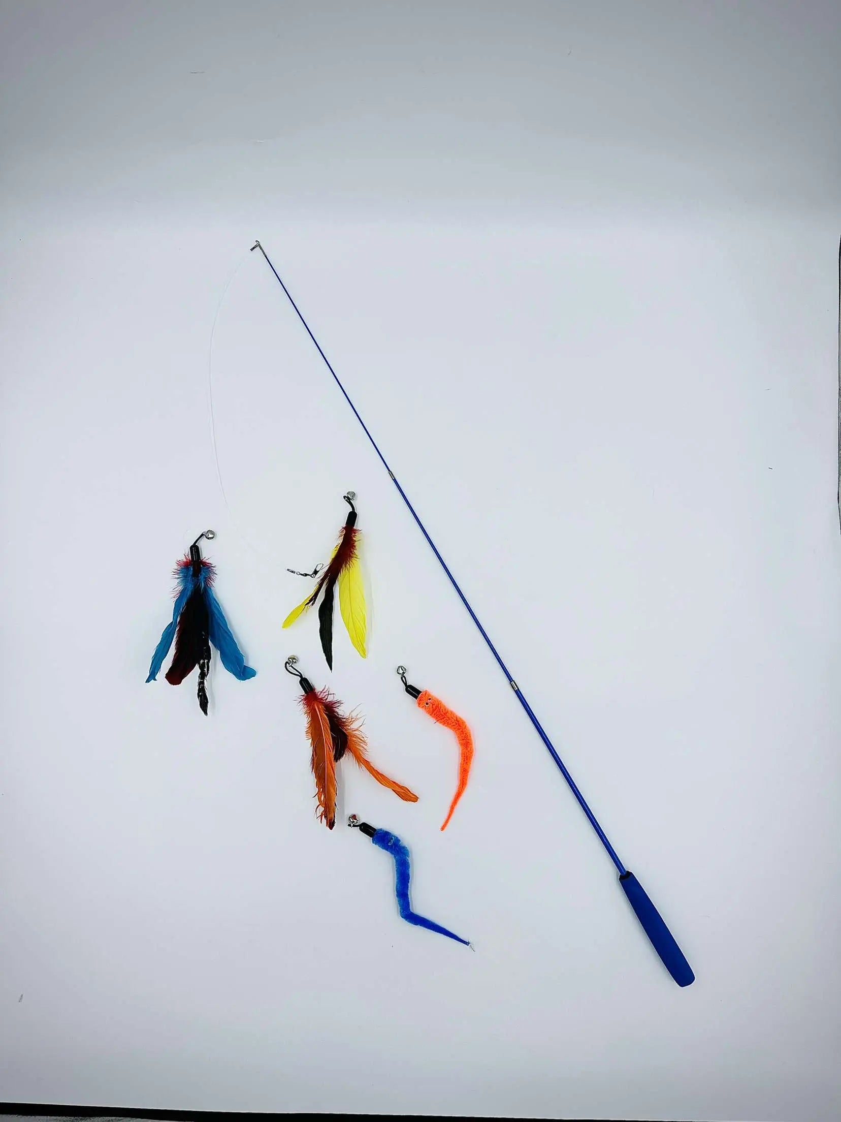 Fishing Feather Cat Toy