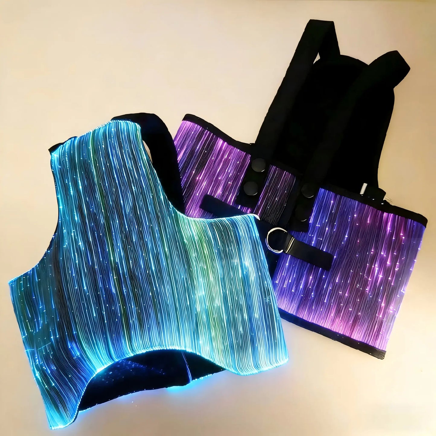 Dog & Cat LED Light-Up Coat - Party Outfits Design for Outdoor Use, Safety & Enhanced Visibility