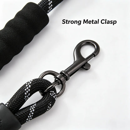 2026 Shockproof Elastic Dog Leash for Training and Daily Walks with Night Glow, Shock Absorption, 360° Rotation, and Anti-Tangle Design for Medium to Large Dogs