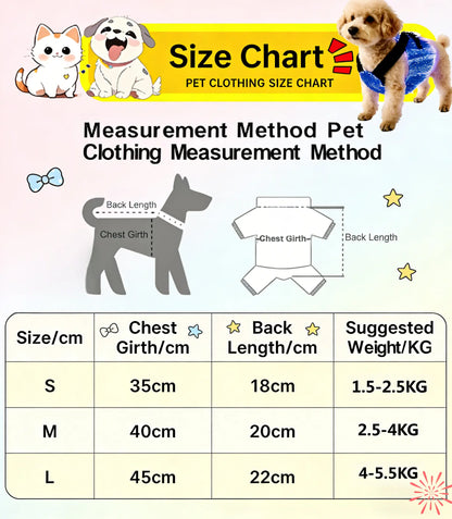 Dog & Cat LED Light-Up Coat - Party Outfits Design for Outdoor Use, Safety & Enhanced Visibility