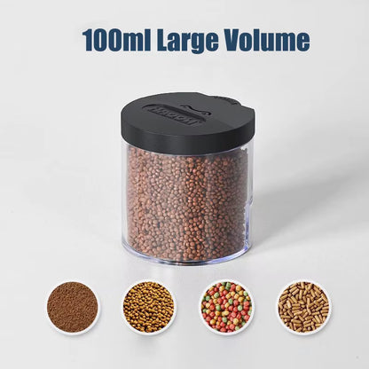 Intelligent Automatic Fish Tank Feeder with 100ml Capacity for Aquariums and Goldfish
