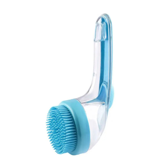 2026 Advanced 2-in-1 Pet Bathing and Grooming Brush with Built-in Shampoo Dispenser for Effortless Pet Care