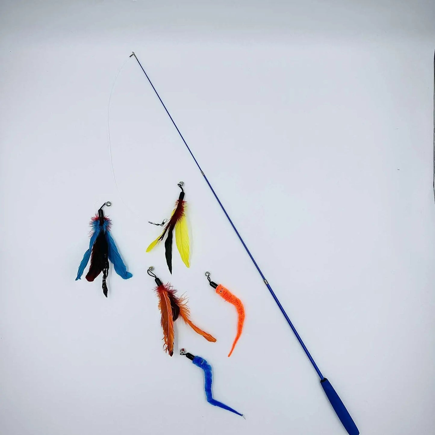 Fishing Feather Cat Toy